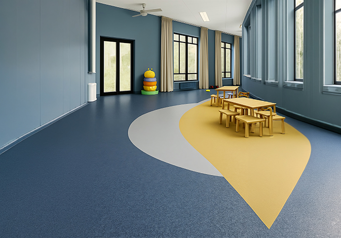 Revêtements hétérogènes acoustiques